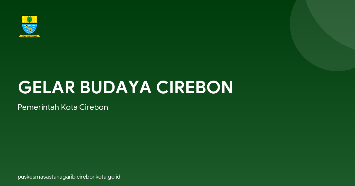 GELAR BUDAYA CIREBON